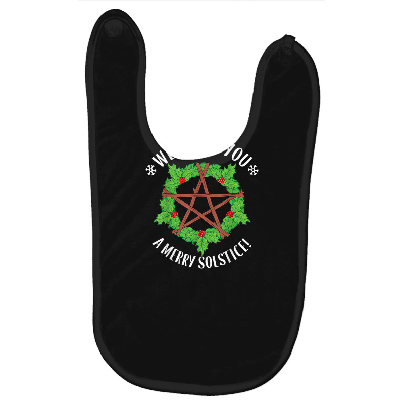 Yule Pagan We Witch You A Merry Winter Solstice Baby Bibs by SamuelTABraun | Artistshot