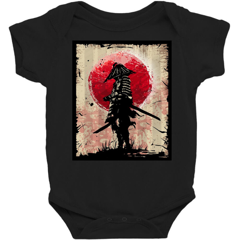 Japanese Art Samurai Baby Bodysuit by kavinbarton | Artistshot