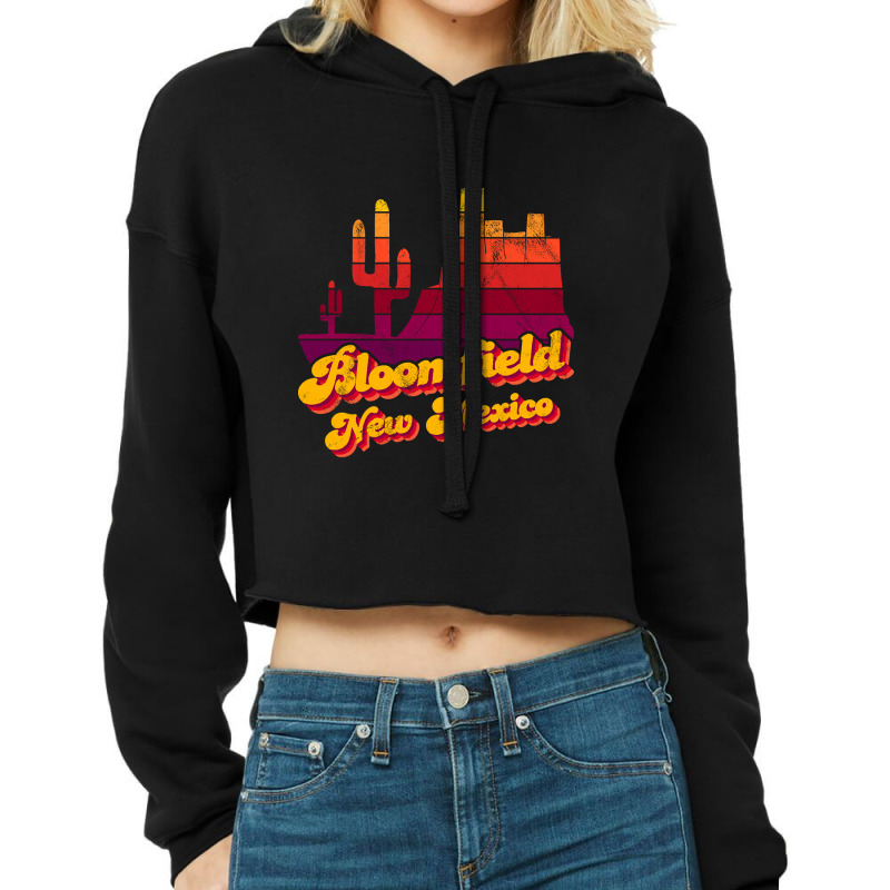 Bloomfield New Mexico Cropped Hoodie by traumafemales188 | Artistshot