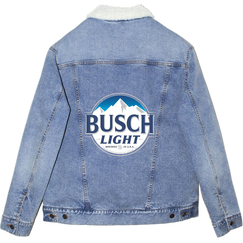 'busch' Light Brew Unisex Sherpa-Lined Denim Jacket by MarilyneNader | Artistshot