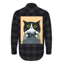 Limited Edition Photographer Kitty Flannel Shirt | Artistshot