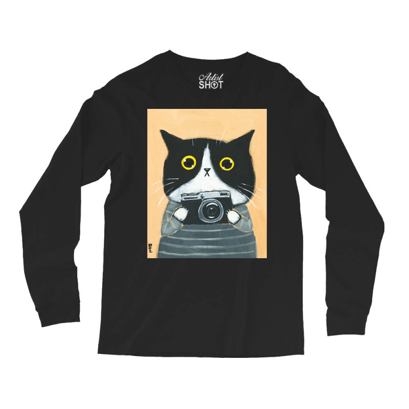 Limited Edition Photographer Kitty Long Sleeve Shirts | Artistshot