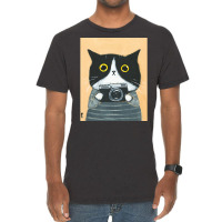 Limited Edition Photographer Kitty Vintage T-shirt | Artistshot