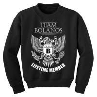 Bolanos Name Team Shirt Bolanos Lifetime Member Youth Sweatshirt | Artistshot