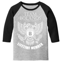 Bolanos Name Team Shirt Bolanos Lifetime Member Youth 3/4 Sleeve | Artistshot