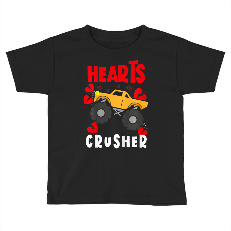 Limited Edition Kids Hearts Crusher Cute Valentine's Day Outfit Toddle Toddler T-shirt | Artistshot