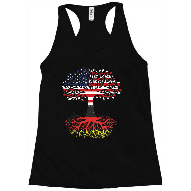 American Grown With German Roots Dna Tree For Deutsch Pride Racerback Tank by stumbledfeatures425 | Artistshot