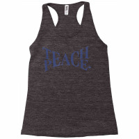 Teach Peace Word Combination Fusion Meaning T Shirt Racerback Tank | Artistshot