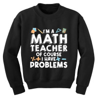 Trending Math Teacher Art Men Women Statistics Algebra Mathematics Youth Sweatshirt | Artistshot