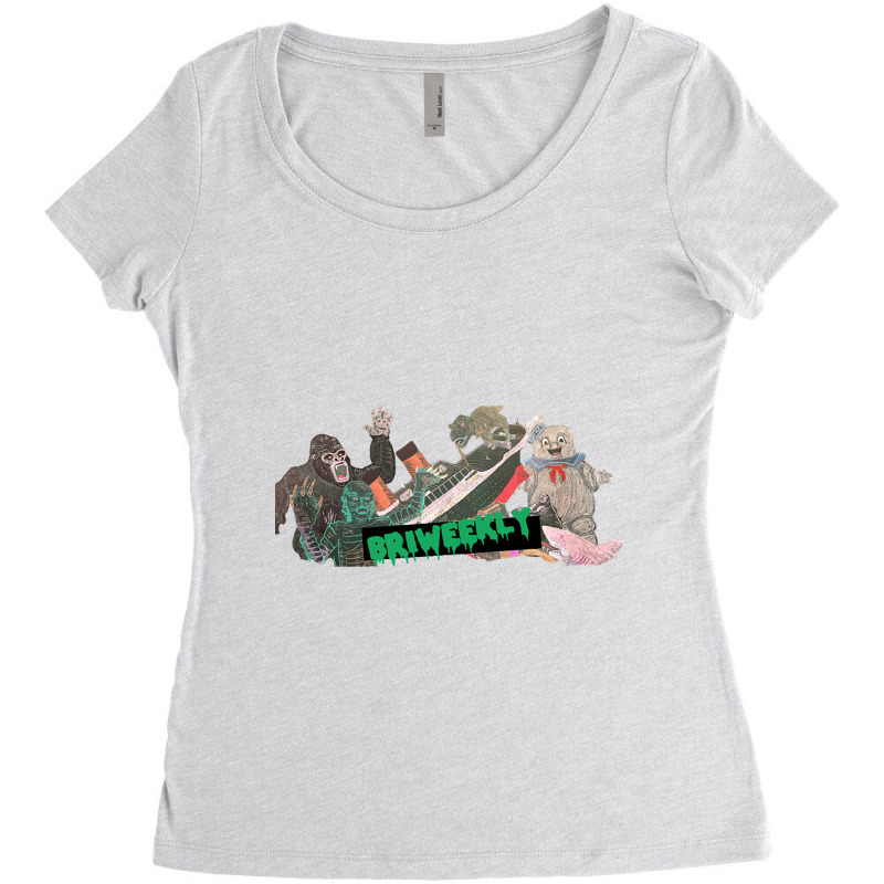 Ohhh Somebodys Comin! Women's Triblend Scoop T-shirt by yammerbetween10 | Artistshot