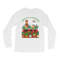 Hamster Gardening,hamster Watering,hamstering, Cute Hamster For Plants Long Sleeve Shirts | Artistshot