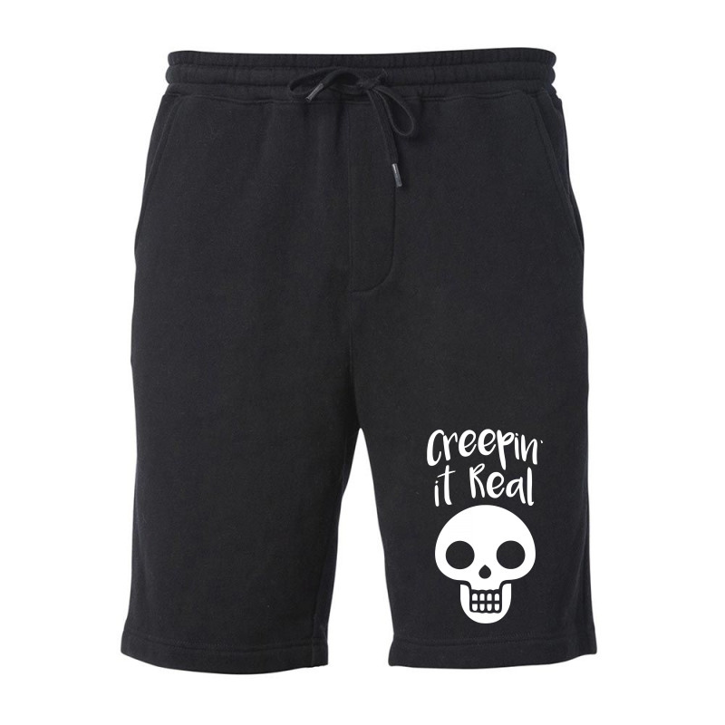 Creepin It Real Fleece Short | Artistshot