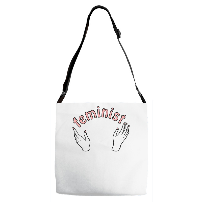 Feminist Doodle Adjustable Strap Totes | Artistshot