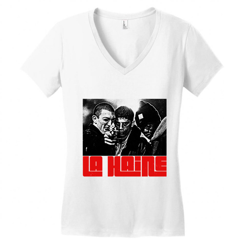 La Haine Women's V-Neck T-Shirt by PENNYMALONE | Artistshot