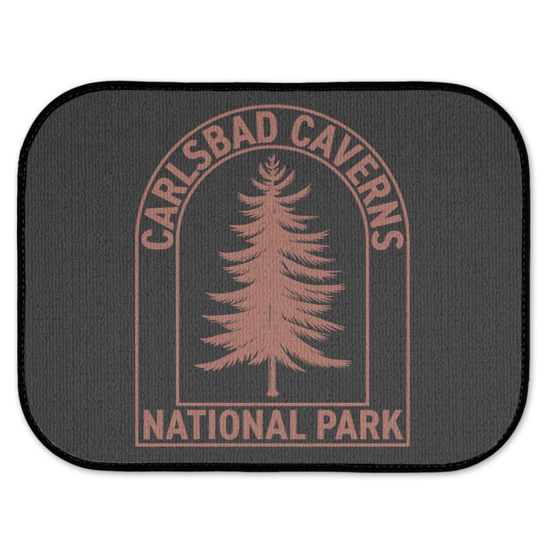 Carlsbad Caverns National Park New Mexico Vintage Tree Rear Car Mat | Artistshot