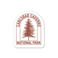 Carlsbad Caverns National Park New Mexico Vintage Tree Sticker | Artistshot