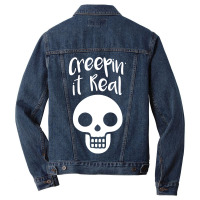 Creepin It Real Men Denim Jacket | Artistshot