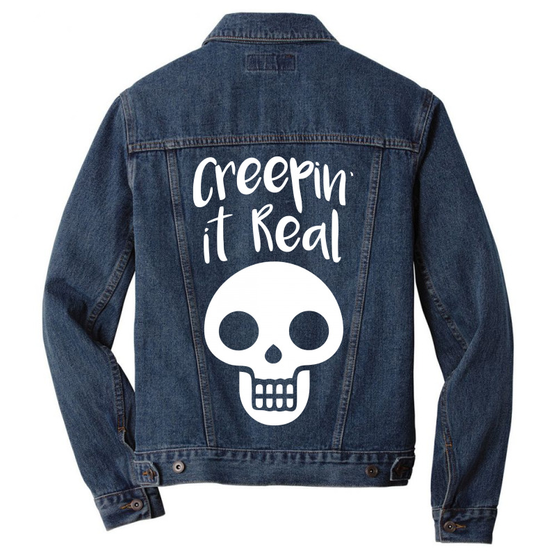 Creepin It Real Men Denim Jacket | Artistshot