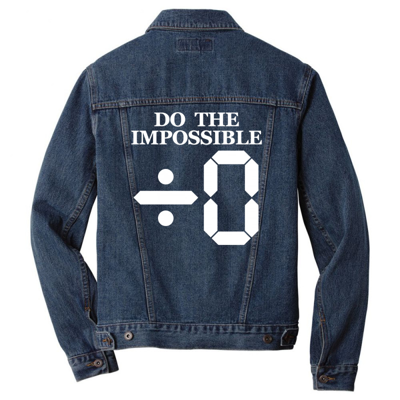 Divide By Zero To Impossible Men Denim Jacket | Artistshot