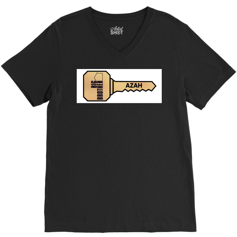 Big Brother 23 Copper Azah Key Poster Gift V-neck Tee | Artistshot