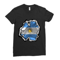 Argentina Flag Unik Ladies Fitted T-shirt | Artistshot