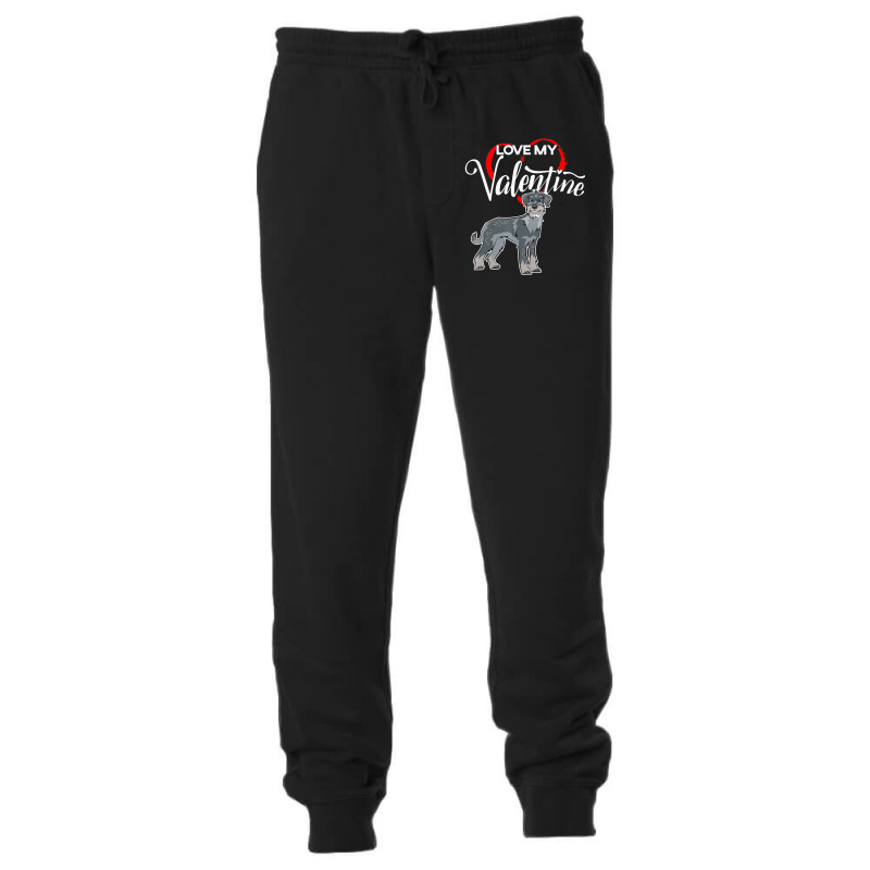 Trending Love My Standard Schnauzer Dog Valentine's Day Unisex Jogger by Karyn Love | Artistshot