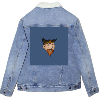 Viking  Travel Humor Nostalgia Unisex Sherpa-lined Denim Jacket | Artistshot