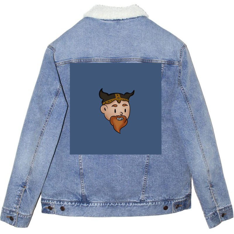 Viking  Travel Humor Nostalgia Unisex Sherpa-Lined Denim Jacket by wedmanrolingf | Artistshot