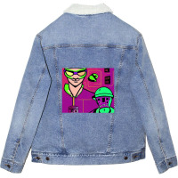 Sidekick Hero Steampuck Luigi Unisex Sherpa-lined Denim Jacket | Artistshot