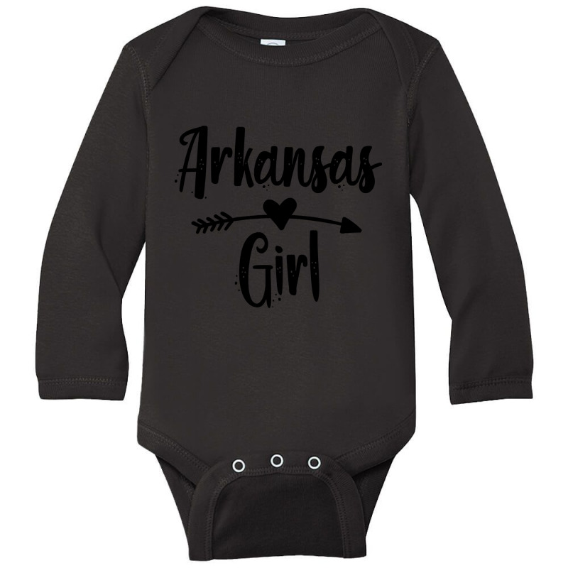 Arkansas Girl Is The Prettiest !! Long Sleeve Baby Bodysuit | Artistshot