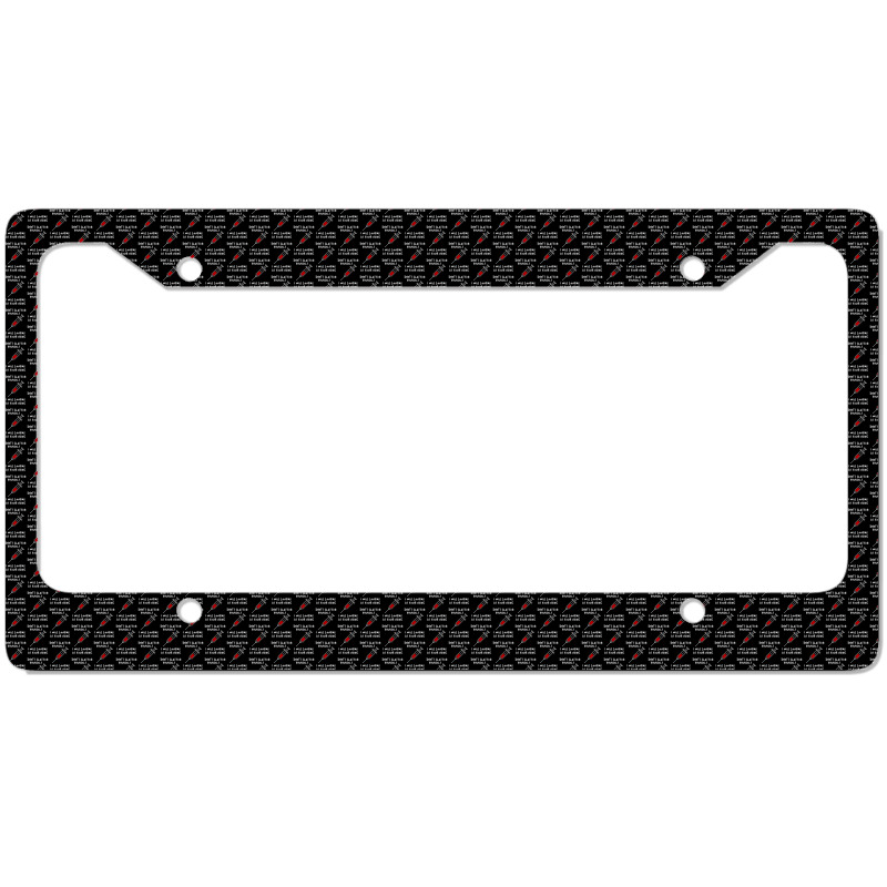 I Was Looking At Your Veins License Plate Frame | Artistshot