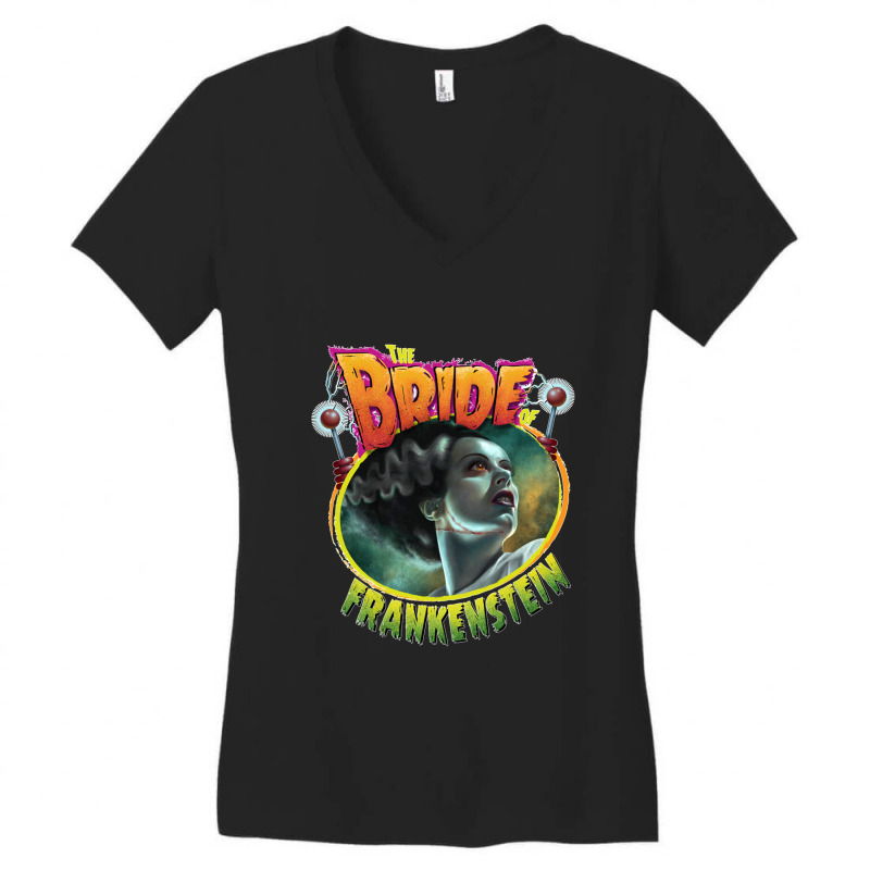 The Bride Of Frankenstein Women's V-neck T-shirt | Artistshot