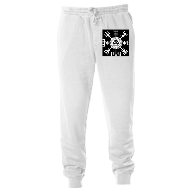 Viking Compass Vegvisir Valknutrunes Viking  Retro Unisex Jogger by wedmanrolingf | Artistshot