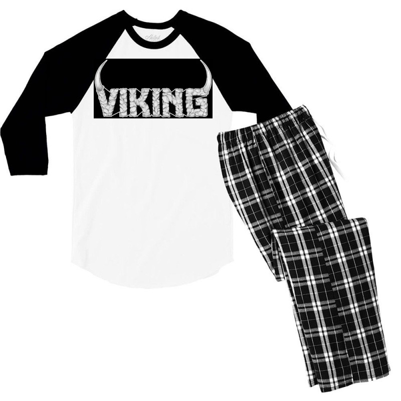 Viking Merchandise  Boy Girl Men's 3/4 Sleeve Pajama Set | Artistshot