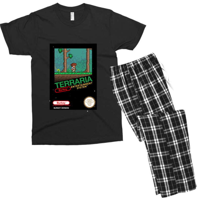 Funny Gift For Terraria Game Halloween Friend Men's T-shirt Pajama Set | Artistshot