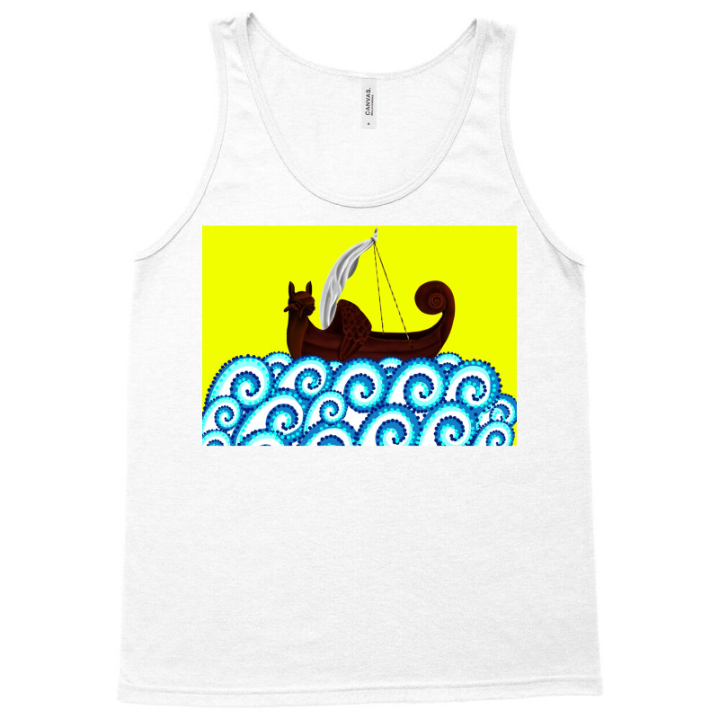 Viking Ship  80s Travel Hipster Tank Top | Artistshot