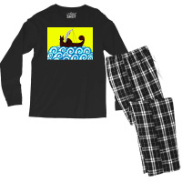 Viking Ship  80s Travel Hipster Men's Long Sleeve Pajama Set | Artistshot