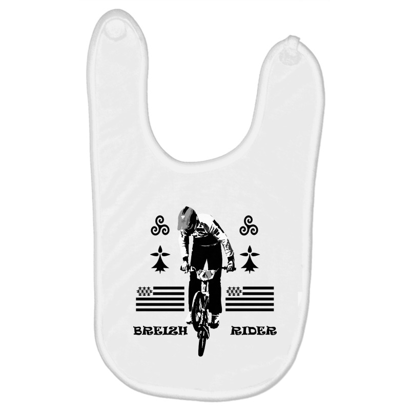 Breizh Bmx Rider Baby Bibs | Artistshot