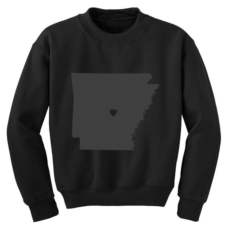 Arkansas Love Youth Sweatshirt by Binzdodi | Artistshot