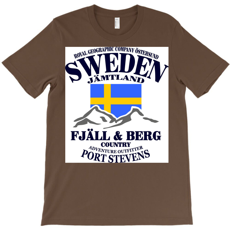 Sweden Fjll Amp Berg  Red T-shirt | Artistshot