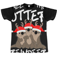 All Of The Otter Reindeer Christmas Holiday Graphic T-shirt | Artistshot