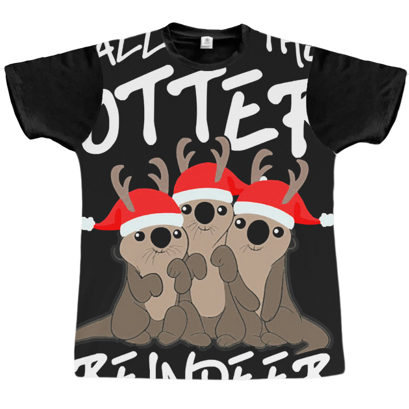 All Of The Otter Reindeer Christmas Holiday Graphic T-shirt | Artistshot