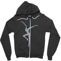 Holographic Firedancer 1 Zipper Hoodie | Artistshot