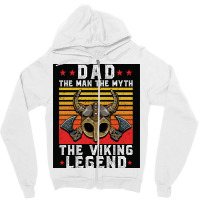 The Viking Blue Zipper Hoodie | Artistshot