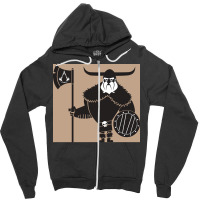 Viking Toon Eivorx27s Dad  Gift Zipper Hoodie | Artistshot