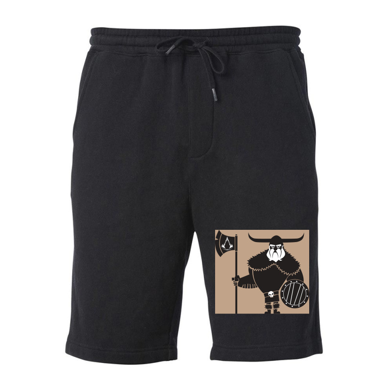 Viking Toon Eivorx27s Dad  Gift Fleece Short | Artistshot