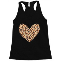 Limited Edition Leopard Print Heart Cheetah Pattern Valentine's Day Lo Racerback Tank | Artistshot