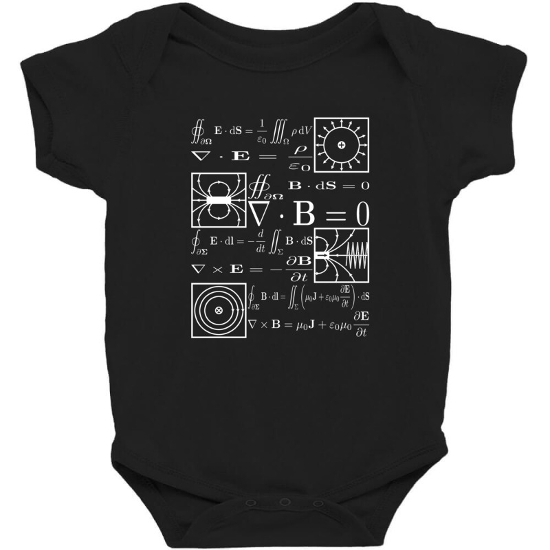 Maxwell's Equations Baby Bodysuit by KristyReneSeaton | Artistshot