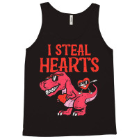 Trending Kids I Steal Hearts Dino Dab Toddler Baby Boys Valentines Day Tank Top | Artistshot