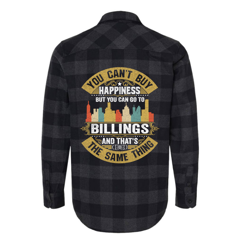 Billings City Montana  State Usa Flag Native American Flannel Shirt | Artistshot